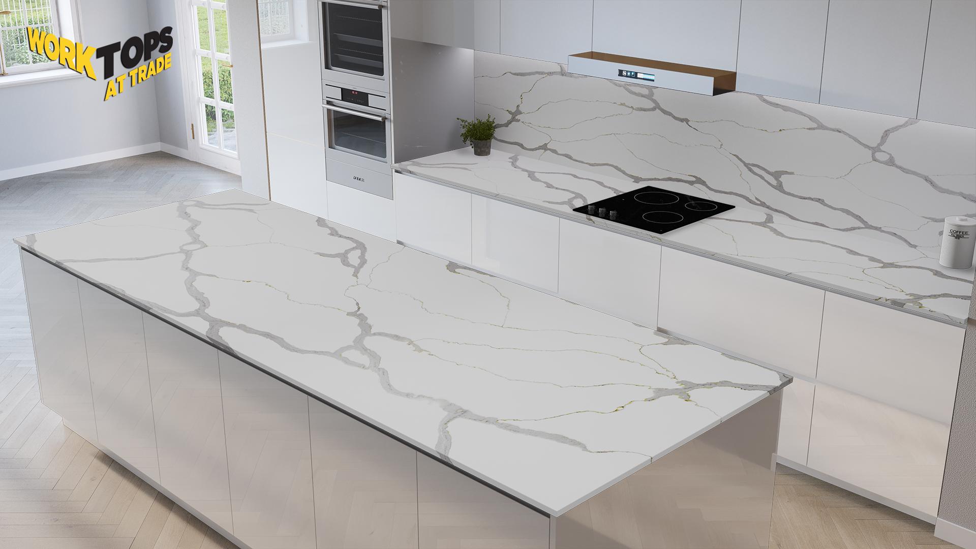 Unique Quartz Calacatta Gold – Worktops At Trade